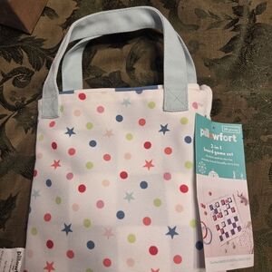 Pillowfort Colorful 2-in-1 Board Game Set